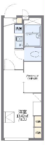 レオパレスエンボーダの間取り