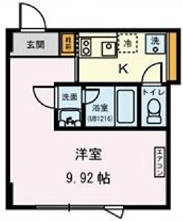 パルク北参道の間取り