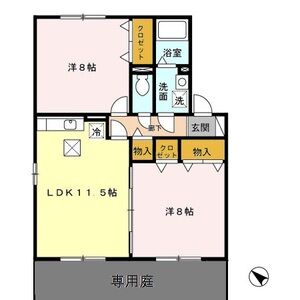 シェルクレール　五番館の間取り