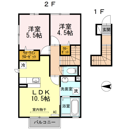 サンライト小串台．の間取り