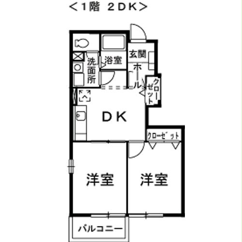 メゾンプラシードＢの間取り