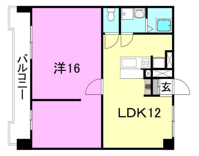 カサブランカ駅前の間取り