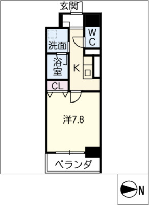 ルシェル大曽根の間取り