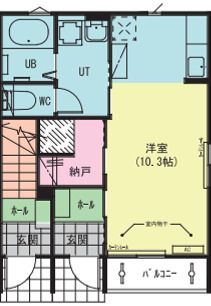 紫波郡矢巾町大字南矢幅のアパートの間取り