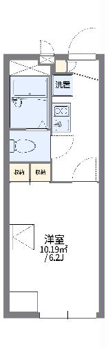 レオパレス金木犀Iの間取り