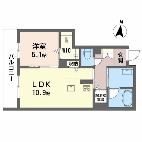 ファミーユ金沢八日市の間取り