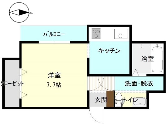 コンチネンタル砂町の間取り