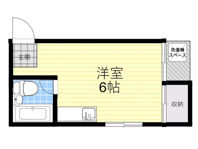 門真市朝日町のマンションの間取り