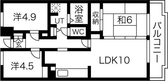 グリーンヴィラ御領の間取り