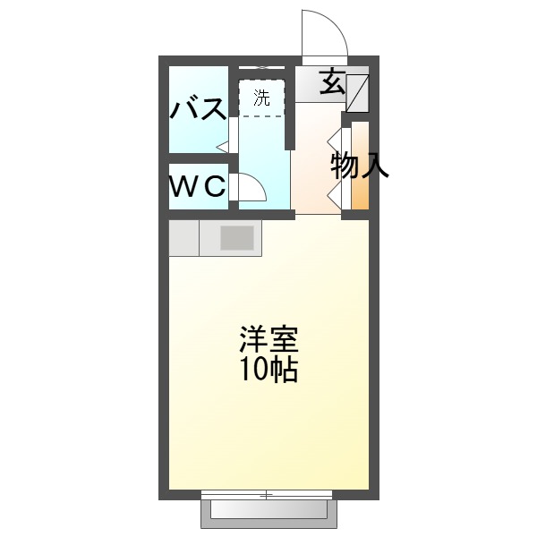 サニーコート芥見の間取り