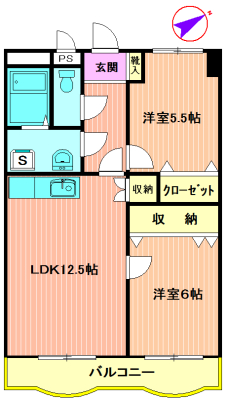 HASHIMOTO GARDEN COURTの間取り