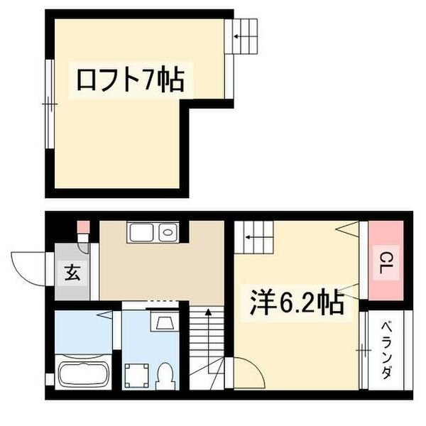 マーベラス柴田　Ａ棟の間取り