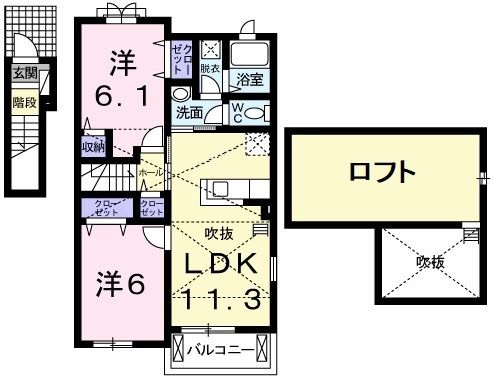 セレーノコルソの間取り