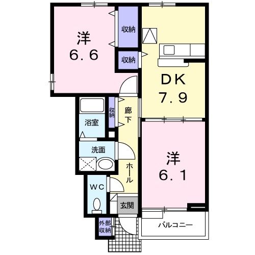 メゾン　トゥインクルの間取り