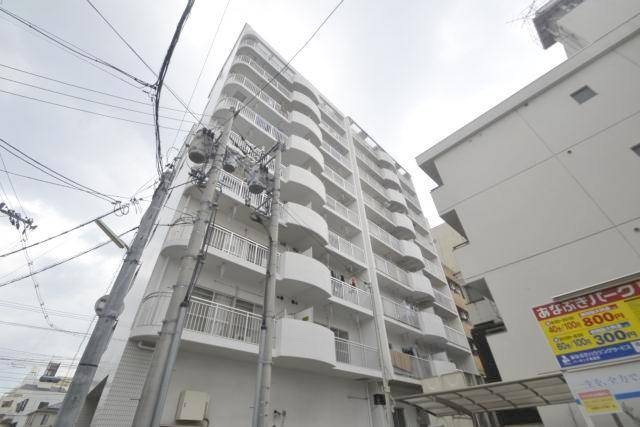 【広島市中区住吉町のマンションの建物外観】