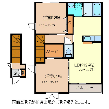 ボヌールスクエアＣ棟の間取り