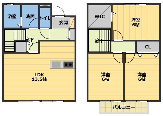 Ｍａｉｓｏｎ　Ｓｙｍｐｈｏｎｙ　B棟の間取り