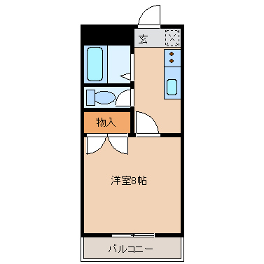 コーポセリエの間取り