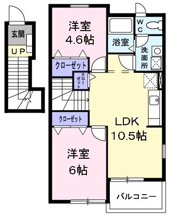 シャンドフルールの間取り