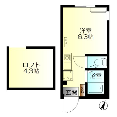 ヒルズ保土ヶ谷IIの間取り