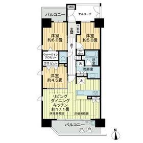 名古屋市中村区寿町のマンションの間取り