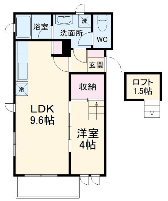 川崎市多摩区登戸のマンションの間取り