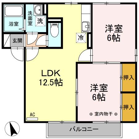 ウエストスクエアの間取り