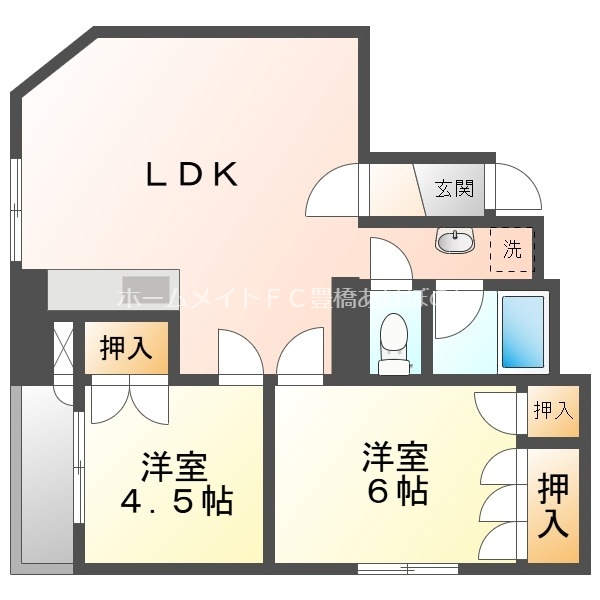 ユトリロ新川の間取り