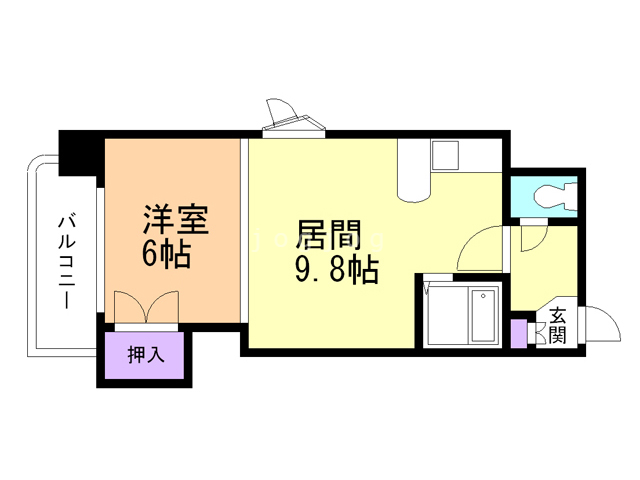 デベックス１９９の間取り