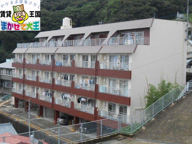 長崎市稲佐町のマンションの建物外観