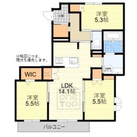 豊中市千里園のマンションの間取り