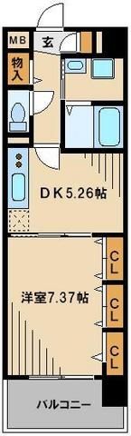 さいたま市緑区大字下野田のマンションの間取り