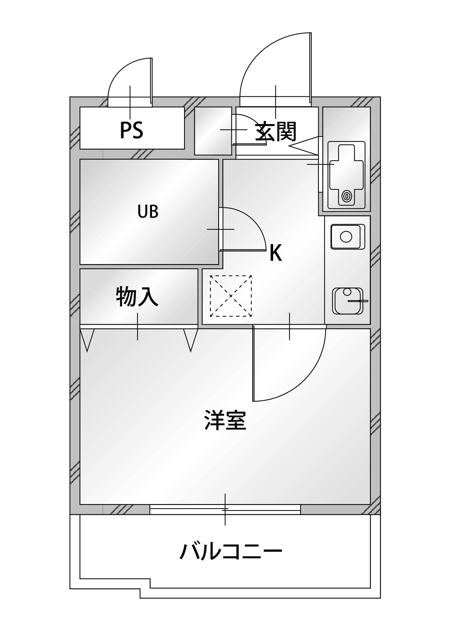 菱和パレス上北沢の間取り