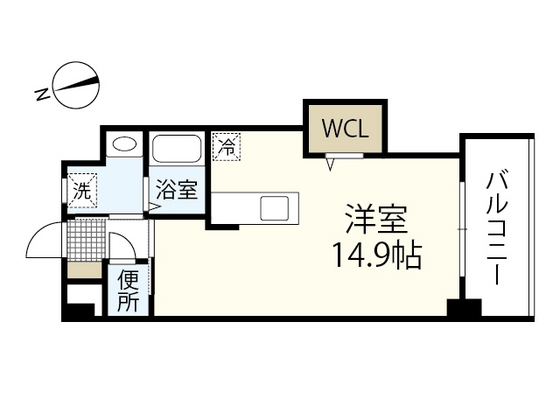 広島市南区段原日出のマンションの間取り