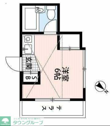 入間郡毛呂山町岩井東のアパートの間取り