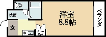 リジェール柳田の間取り