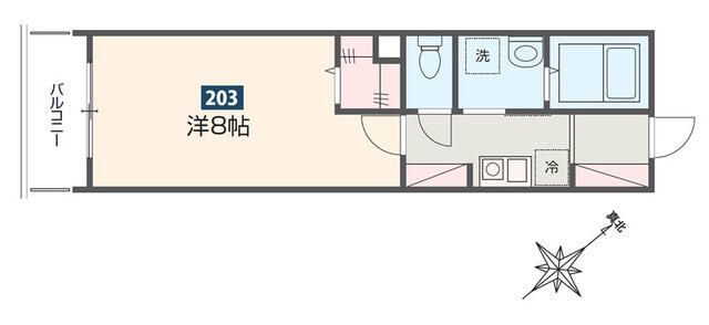 MELDIA鷲宮の間取り