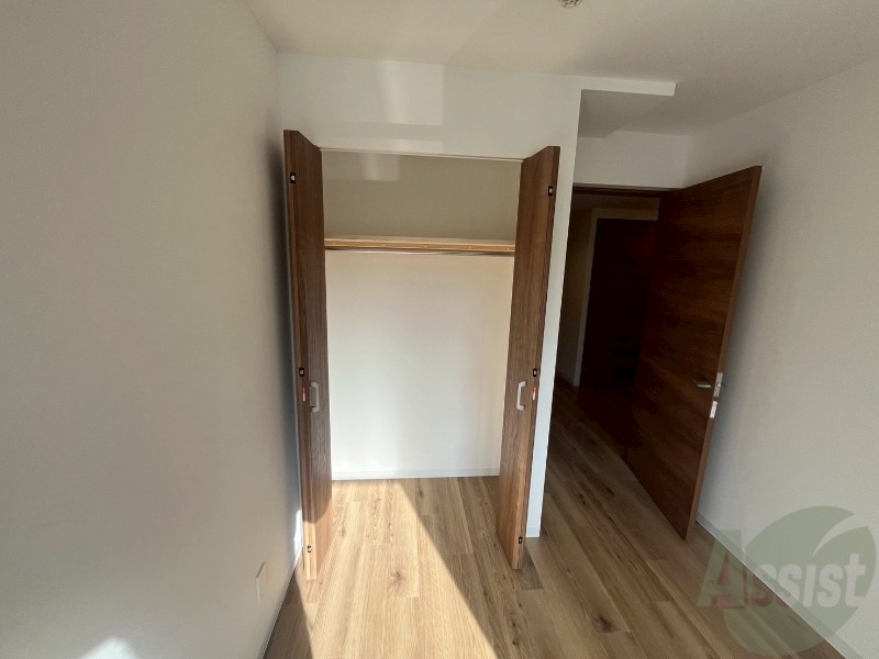 収納　寝室の収納になります。広々としてたくさん収納できます。