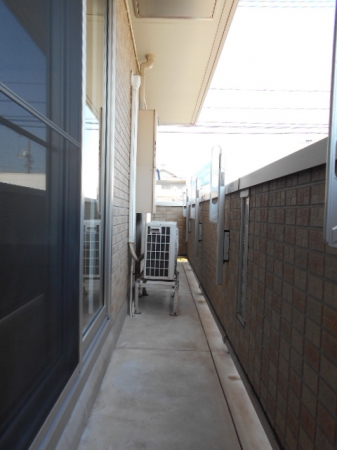 バルコニー　広々としたバルコニーです