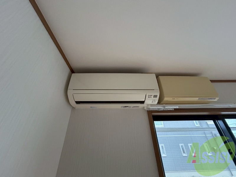 その他設備　エアコンが付いているので入居日から快適に過ごせますね。