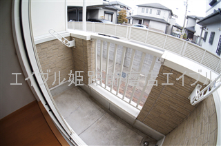 バルコニー　写真は反転のお部屋です
