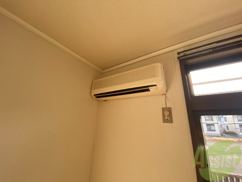 その他設備　エアコンが付いていますので寒暖対策もばっちり。