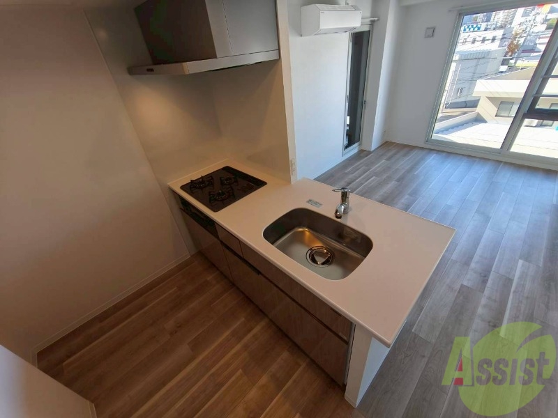 キッチン　システムキッチンなので、すぐお料理に使えます！