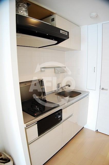 キッチン　アーバネックス心斎橋II　ガス2口コンロシステムキッチン