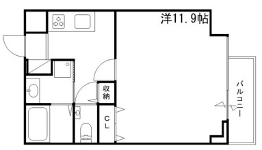 ONE LIGHT坂田町の間取り写真
