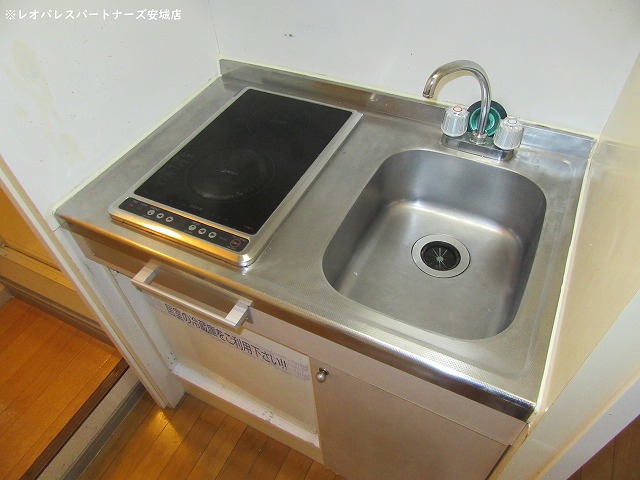 キッチン　電気コンロ2口