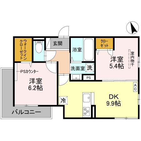 上甲子園廣和レジデンスの間取り写真