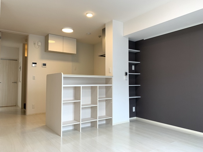 居室・リビング　※別号棟の同間取りの写真