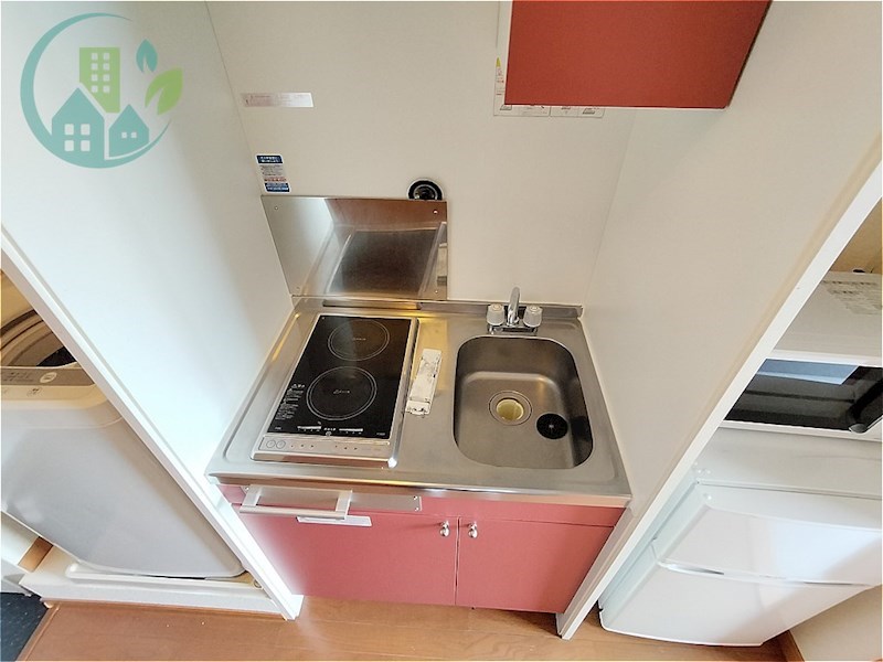 キッチン　レオパレス高羽（家具・家電付、仲介手数料不要）