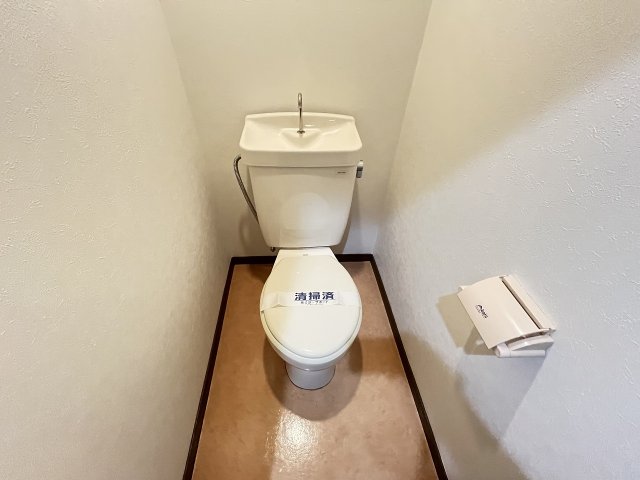 トイレ　ゆったりとした空間のトイレです